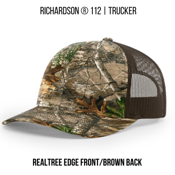 Richardson 112 RealTree Edge Front/Brown Back
