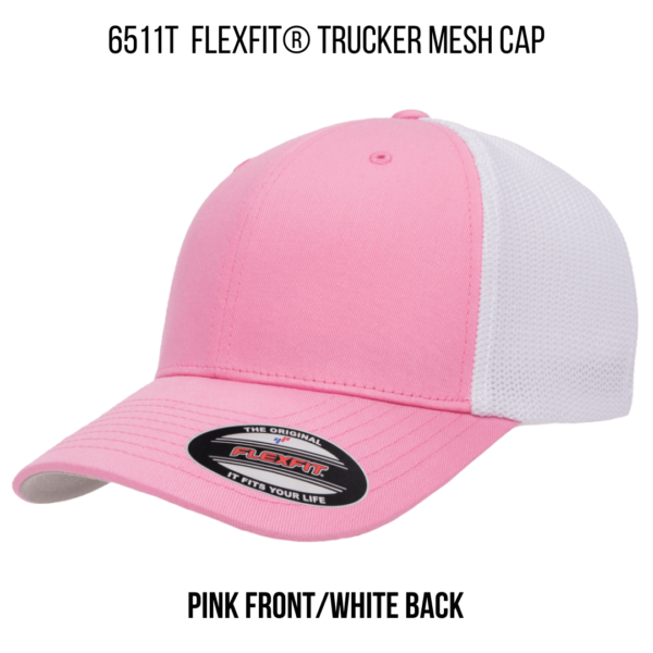 6511T FLEXFIT Pink Front/White Back