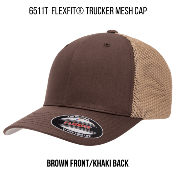 6511T FLEXFIT Brown Front/Khaki Back