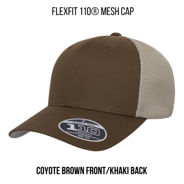 FLEXFIT 110 Coyote Brown Front/Khaki Back