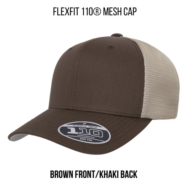 FLEXFIT 110 Brown Front/Khaki Back