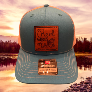 Reel Girls Fish Leather Patch Hat